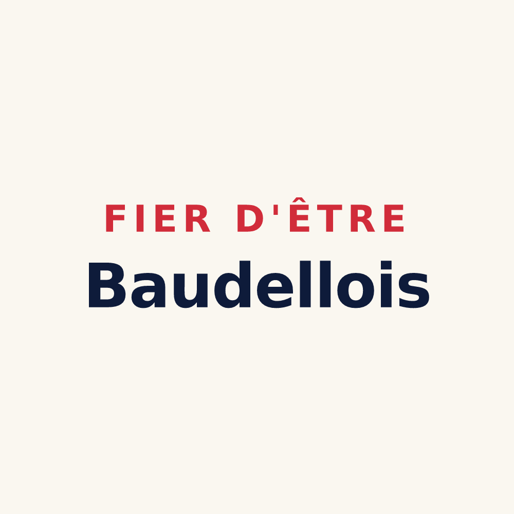 Tasse « Fier d'être Baudellois » — design pour Saint-Baudelle