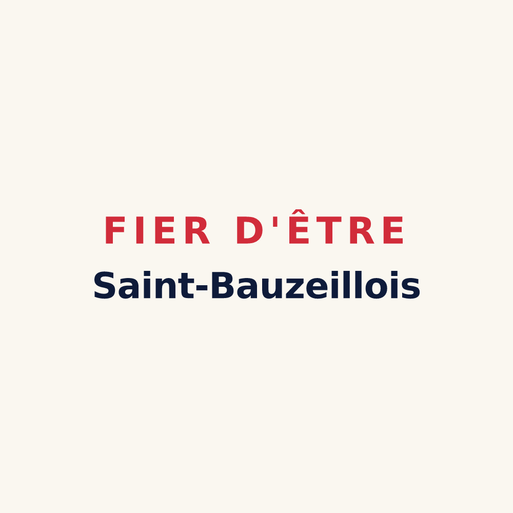 Tasse « Fier d'être Saint-Bauzeillois » — design pour Saint-Bauzeil