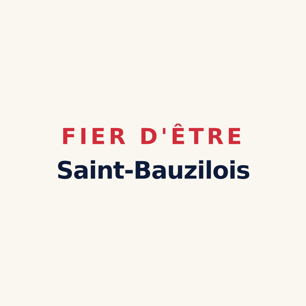 Tasse « Fier d'être Saint-Bauzilois » — design pour Saint-Bauzile