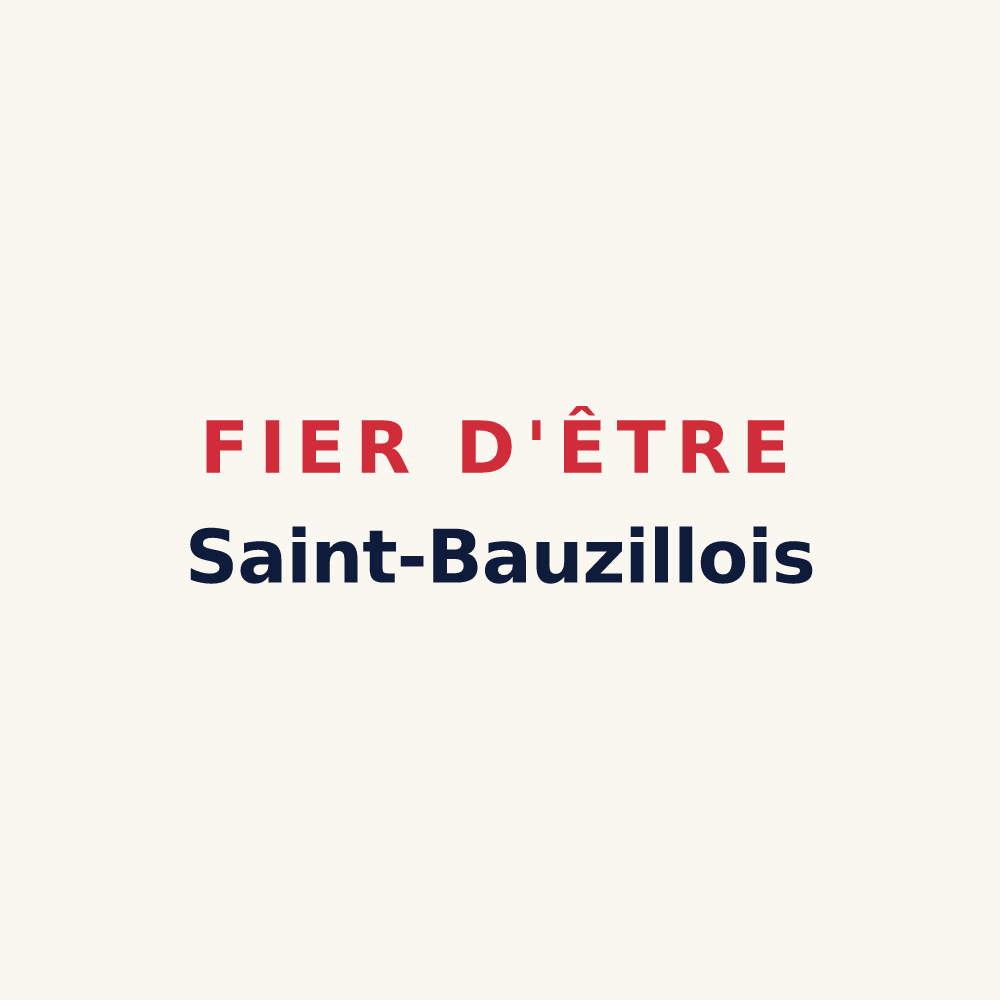 Tasse « Fier d'être Saint-Bauzillois » — design pour Saint-Bauzille-de-Putois