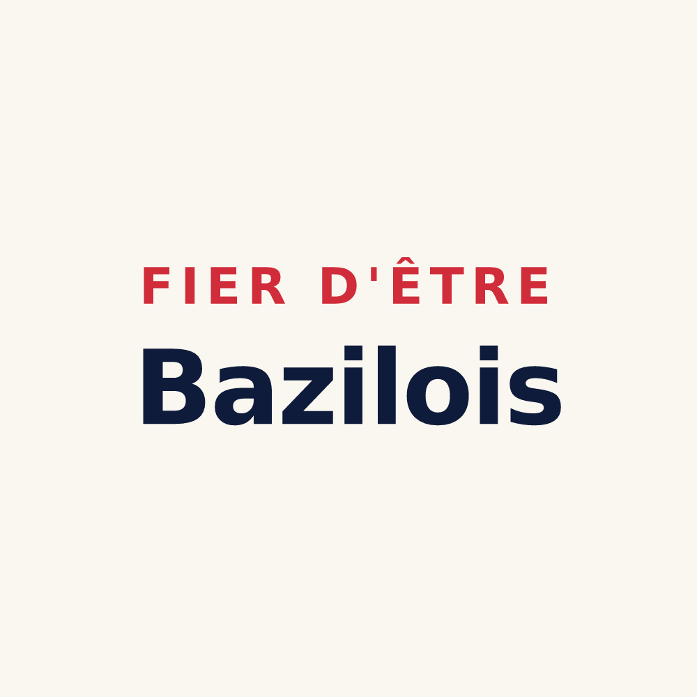 Tasse « Fier d'être Bazilois » — design pour Saint-Bazile-de-Meyssac
