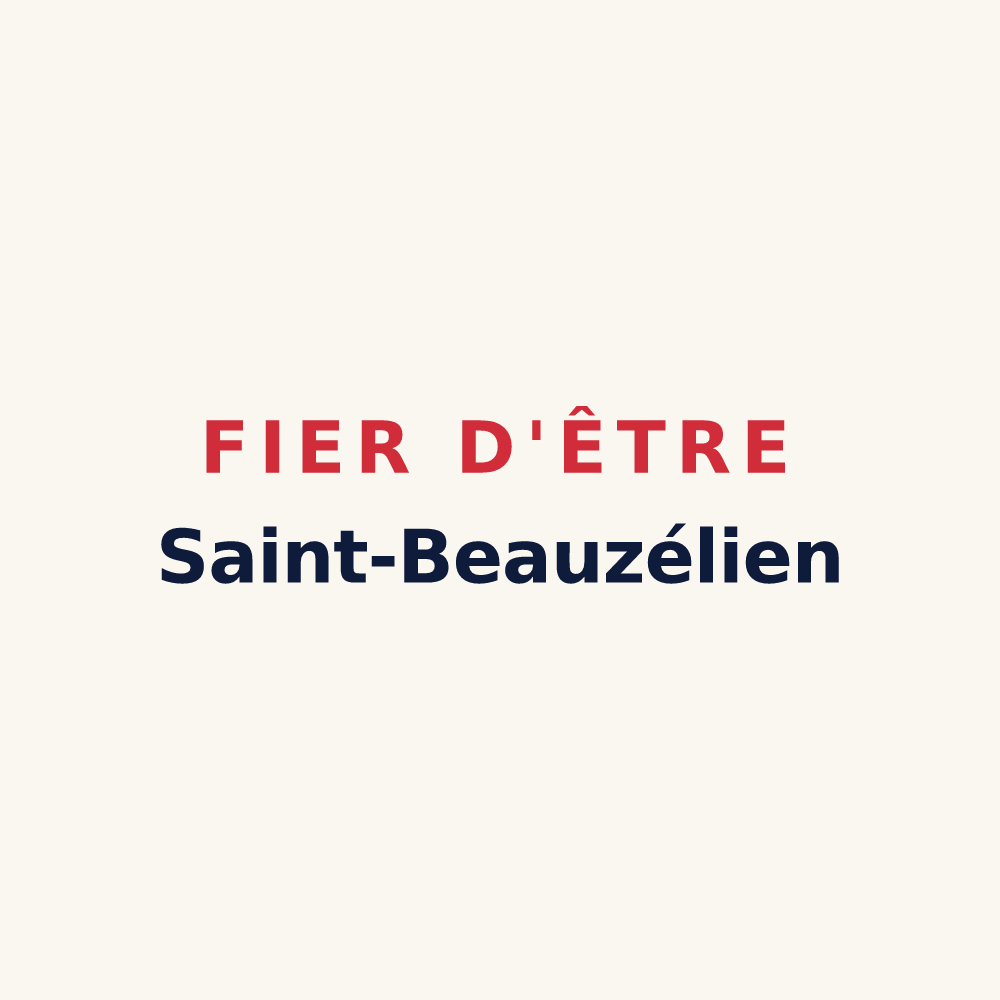 Tasse « Fier d'être Saint-Beauzélien » — design pour Saint-Beauzély