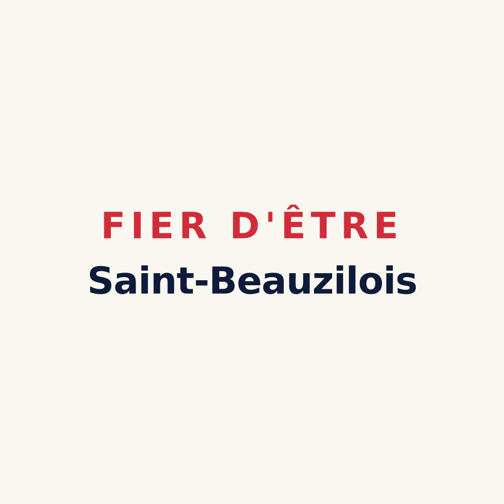 Tasse « Fier d'être Saint-Beauzilois » — design pour Saint-Beauzile