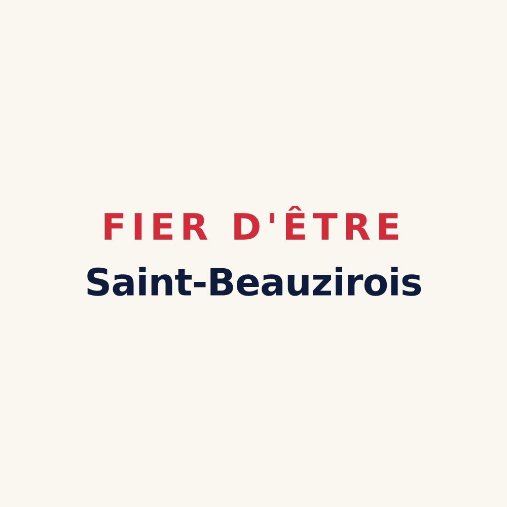 Tasse « Fier d'être Saint-Beauzirois » — design pour Saint-Beauzire