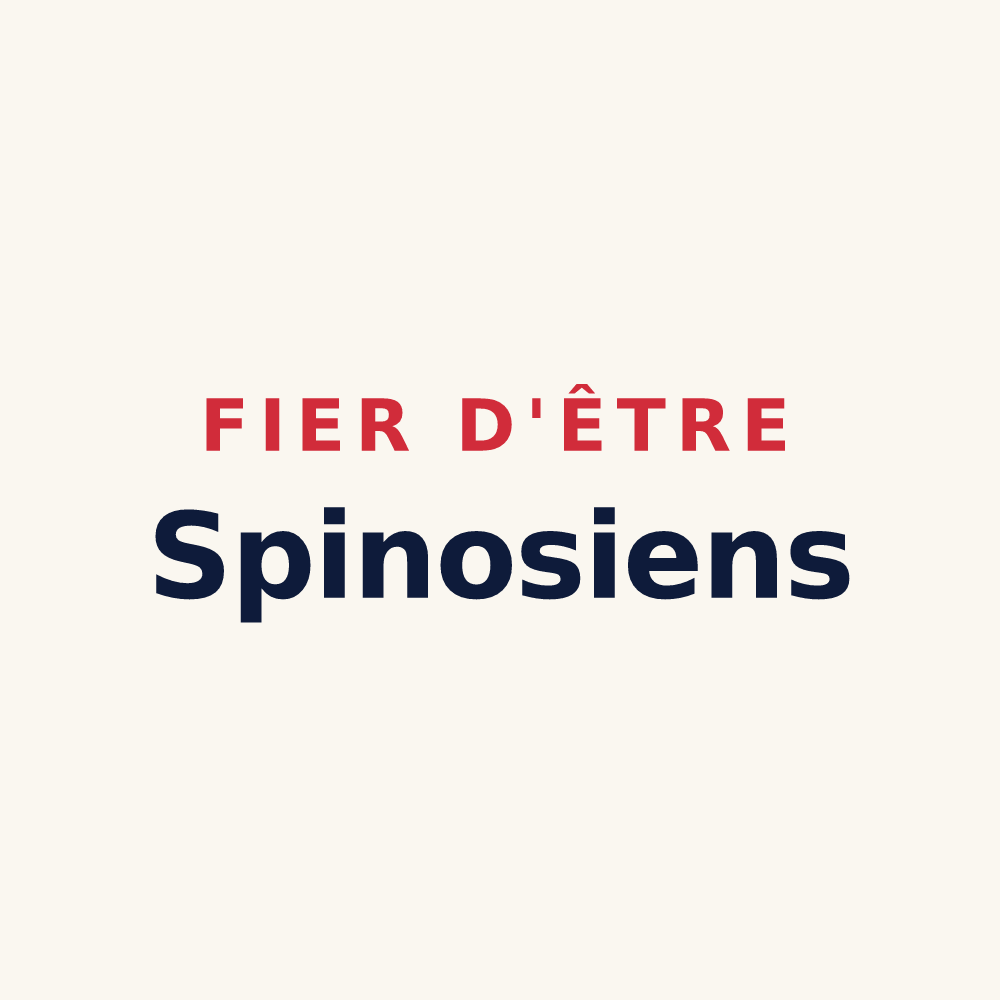 Tasse « Fier d'être Spinosiens » — design pour Saint-Bernard