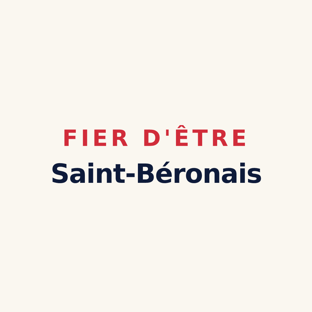 Tasse « Fier d'être Saint-Béronais » — design pour Saint-Béron