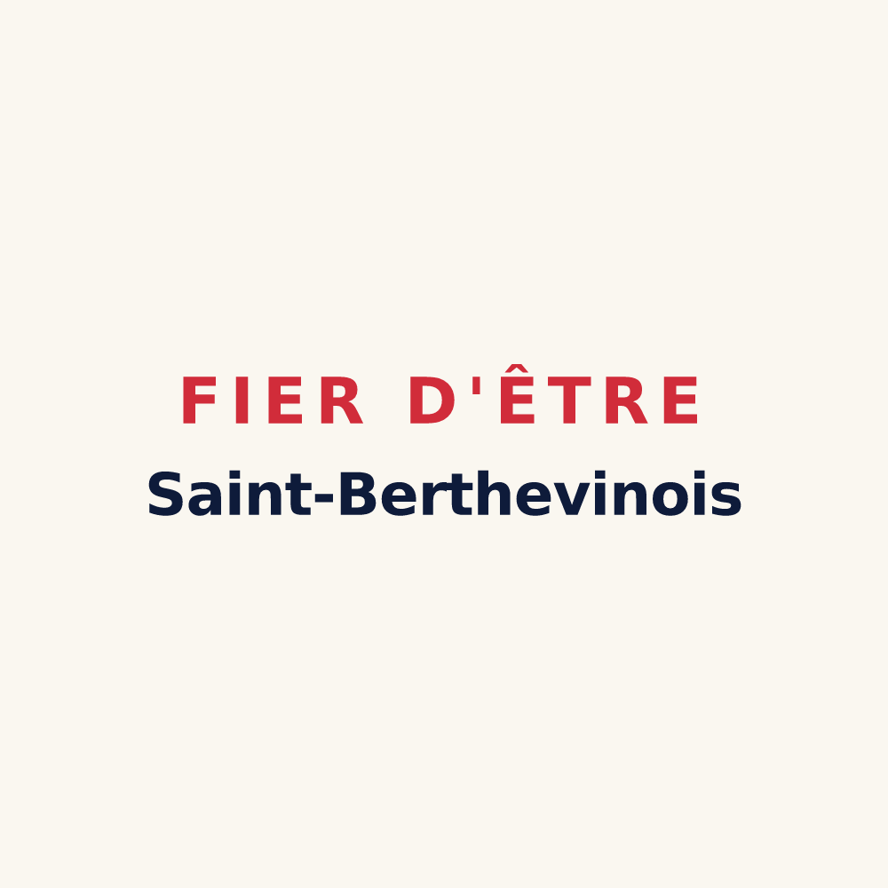 Tasse « Fier d'être Saint-Berthevinois » — design pour Saint-Berthevin-la-Tannière