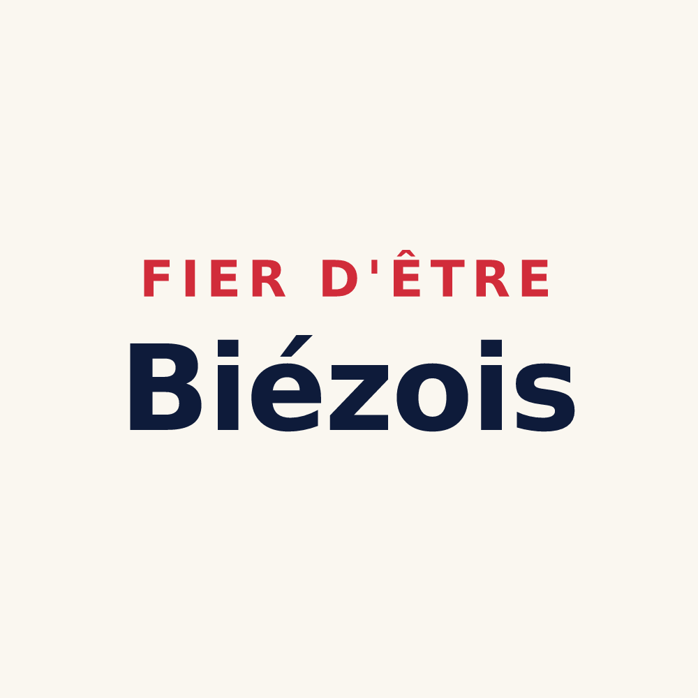 Tasse « Fier d'être Biézois » — design pour Saint-Biez-en-Belin