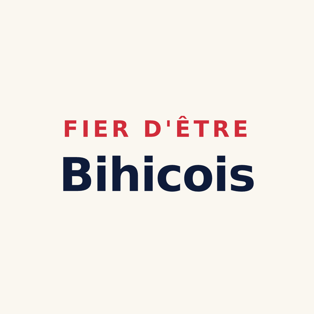 Tasse « Fier d'être Bihicois » — design pour Saint-Bihy