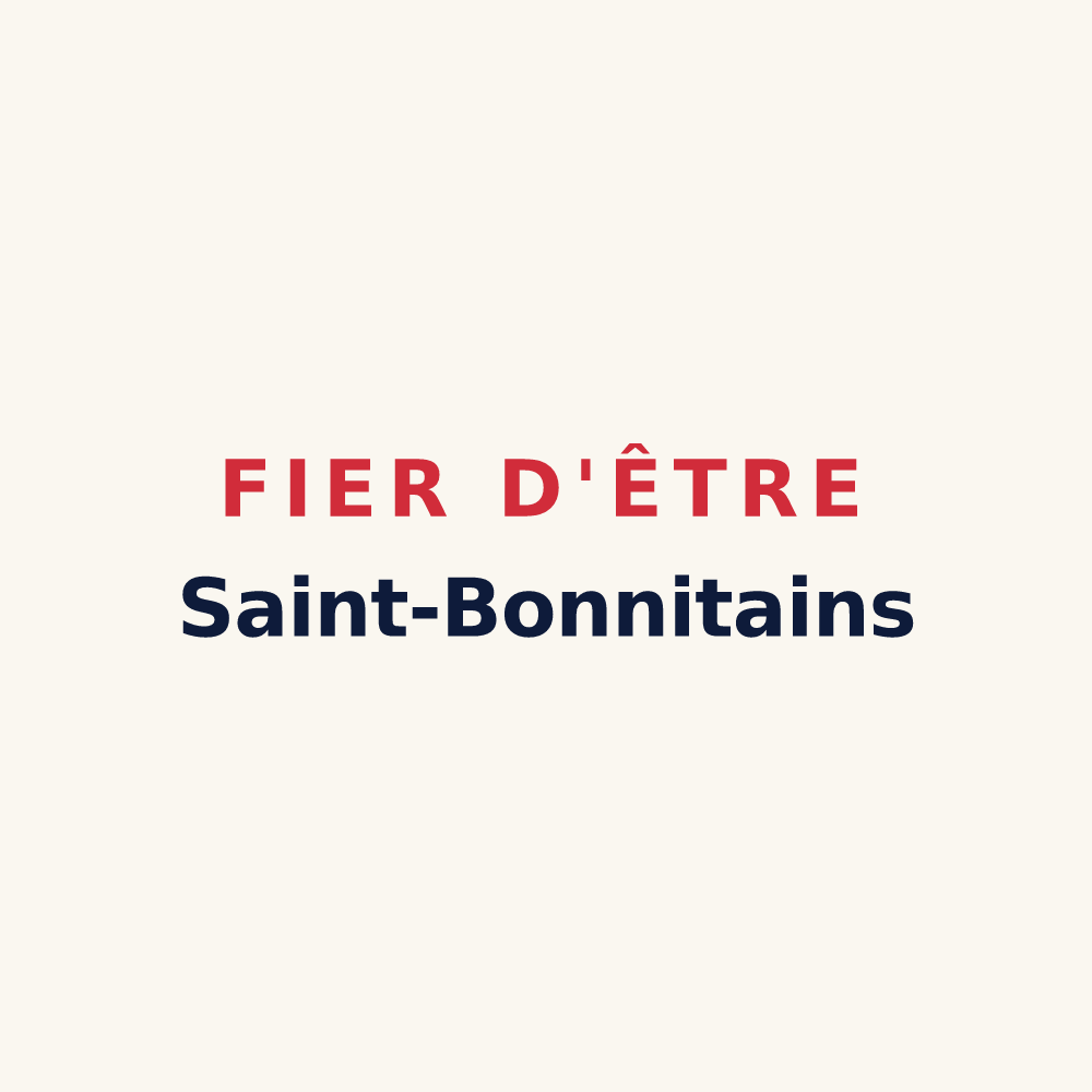 Tasse « Fier d'être Saint-Bonnitains » — design pour Saint-Bonnet-de-Four