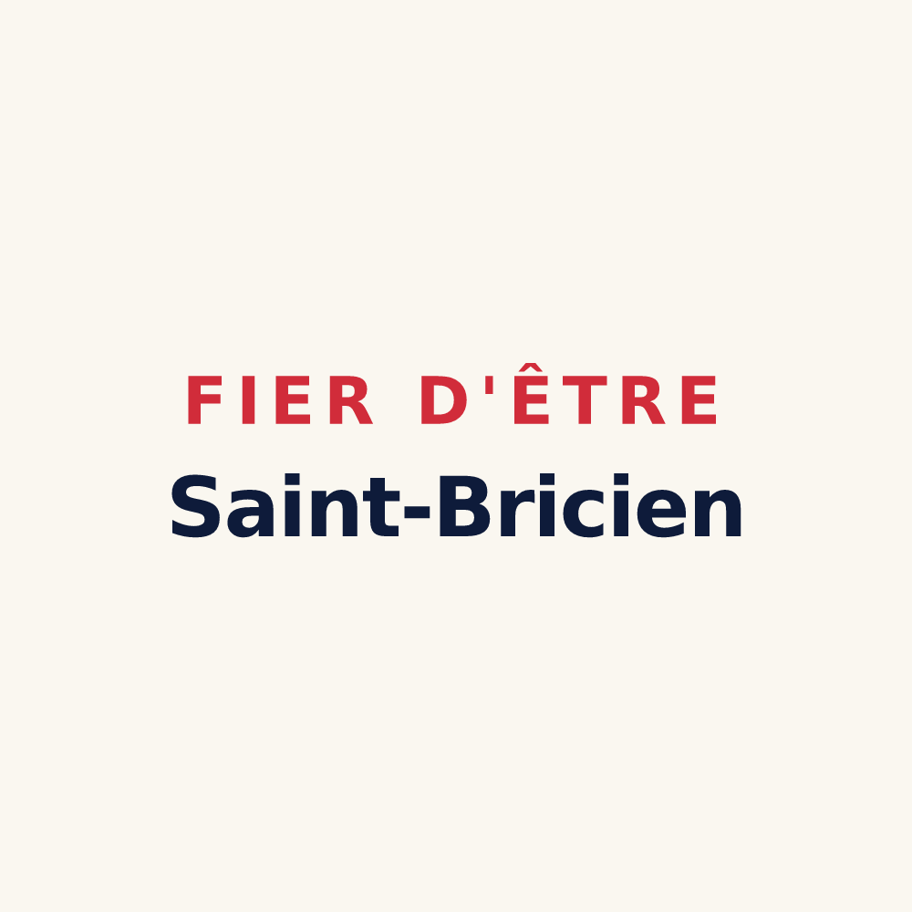 Tasse « Fier d'être Saint-Bricien » — design pour Saint-Brice-sous-Forêt