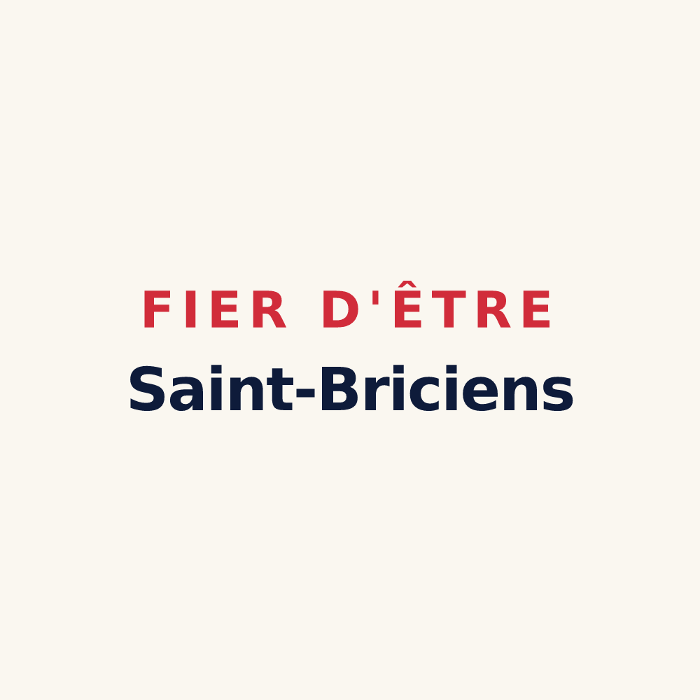 Tasse « Fier d'être Saint-Briciens » — design pour Saint-Bris-des-Bois
