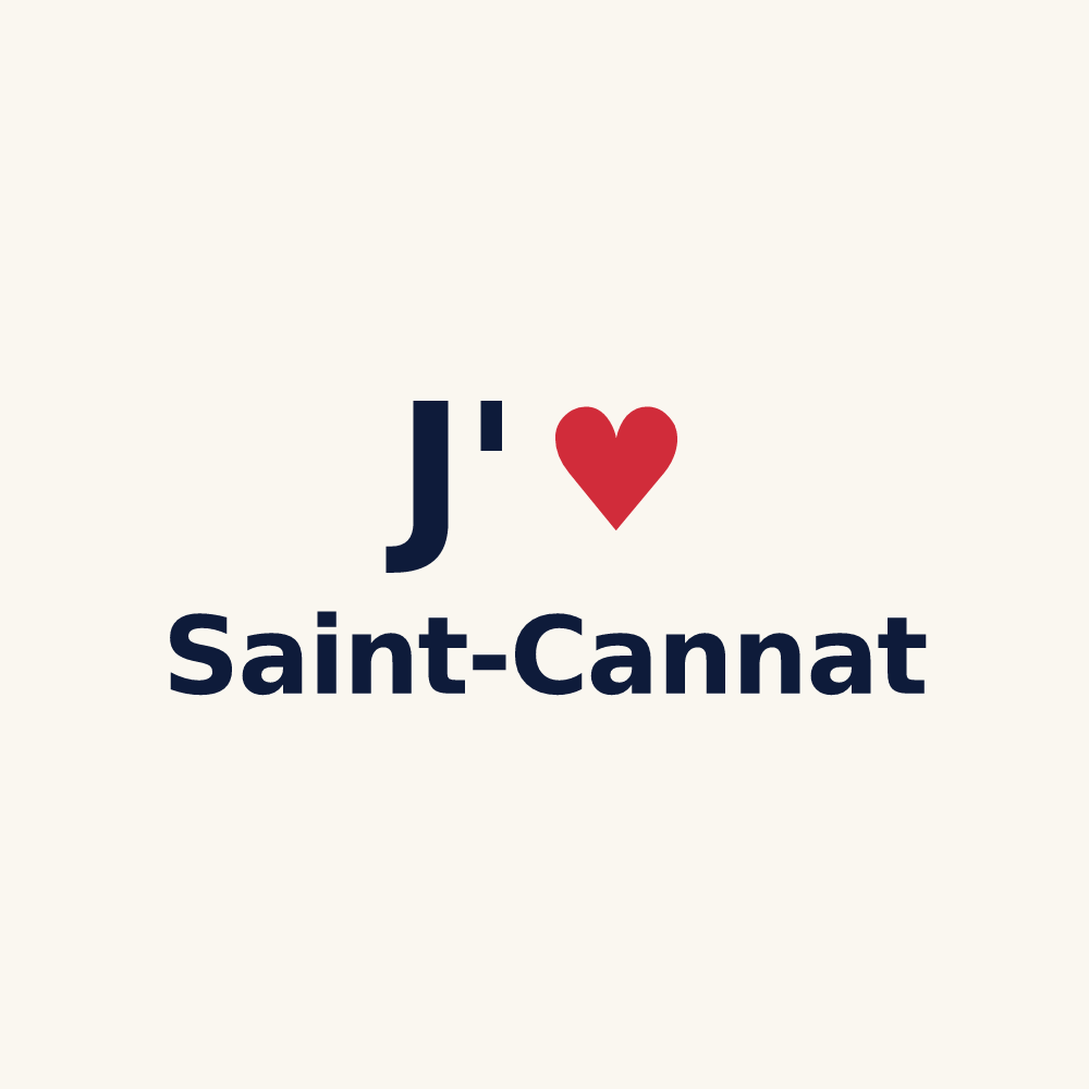 Tasse personnalisée Saint-Cannat — design J'aime Saint-Cannat