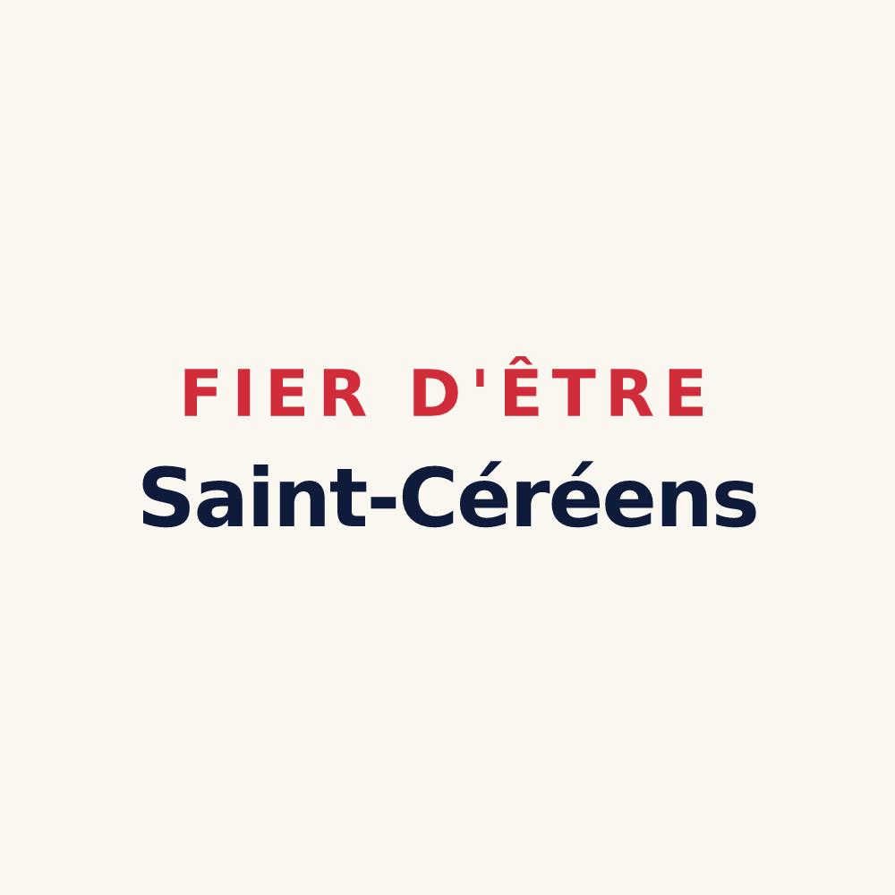 Tasse « Fier d'être Saint-Céréens » — design pour Saint-Céré