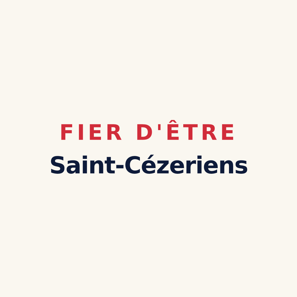 Tasse « Fier d'être Saint-Cézeriens » — design pour Saint-Cézert
