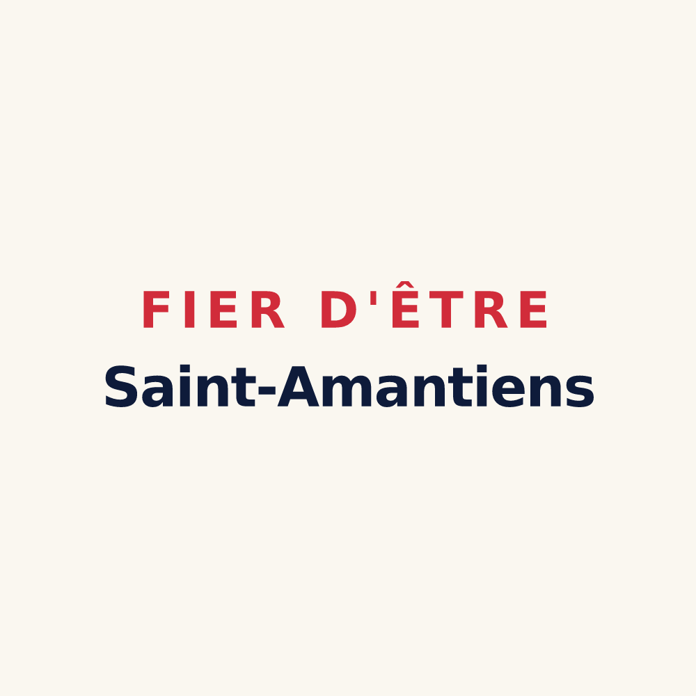 Tasse « Fier d'être Saint-Amantiens » — design pour Saint-Chamant