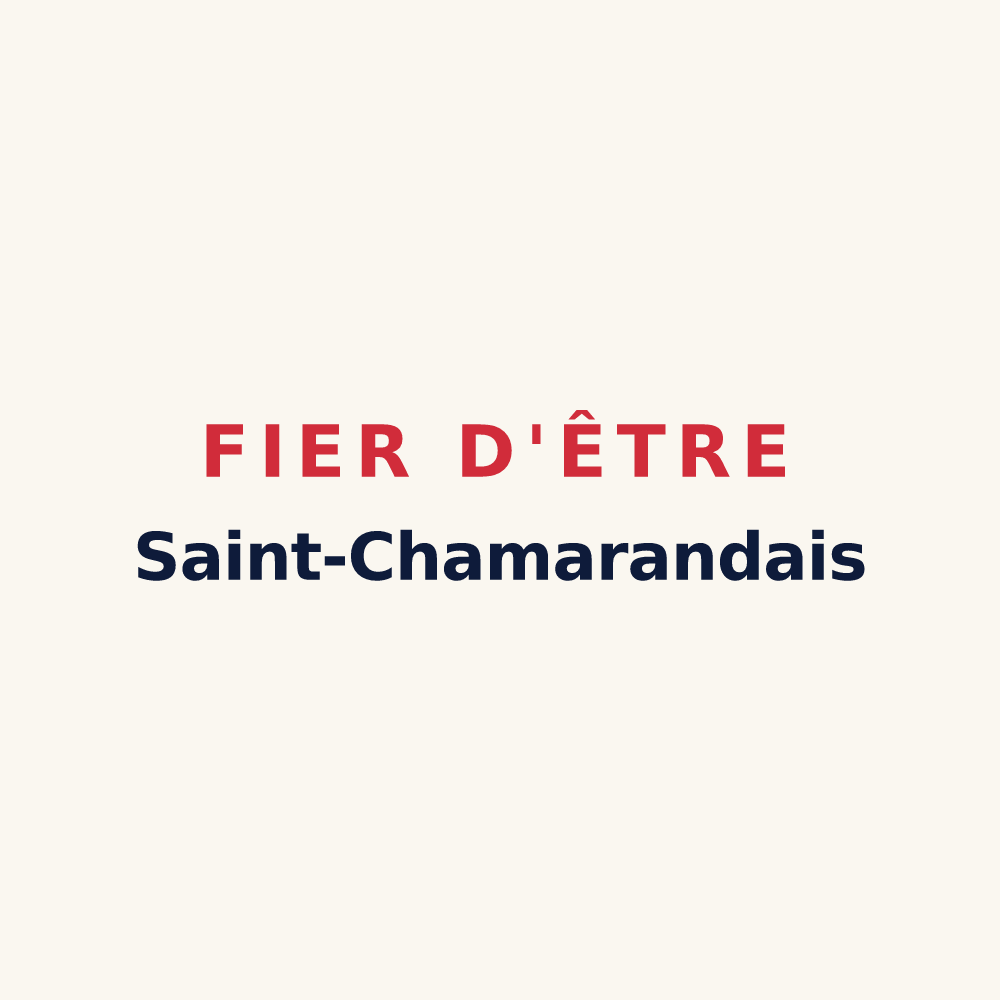 Tasse « Fier d'être Saint-Chamarandais » — design pour Saint-Chamarand