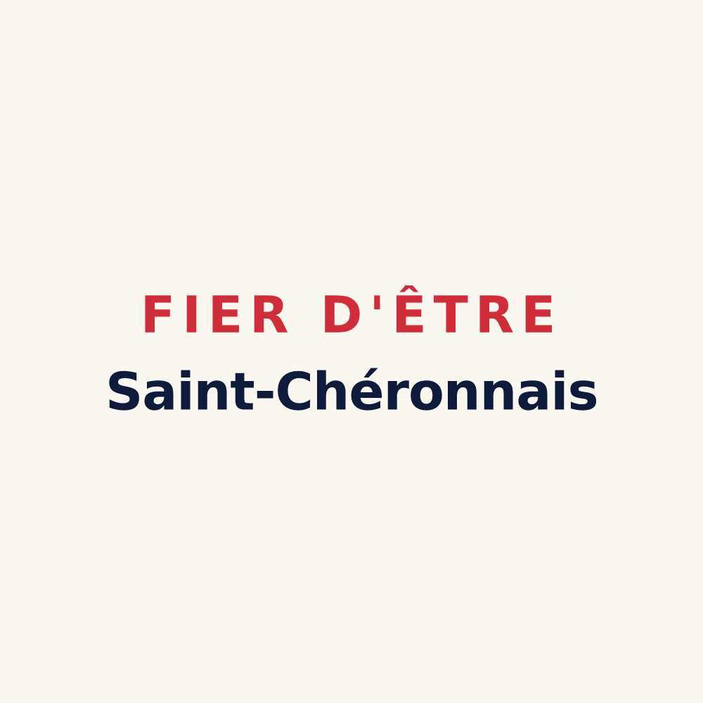 Tasse « Fier d'être Saint-Chéronnais » — design pour Saint-Chéron