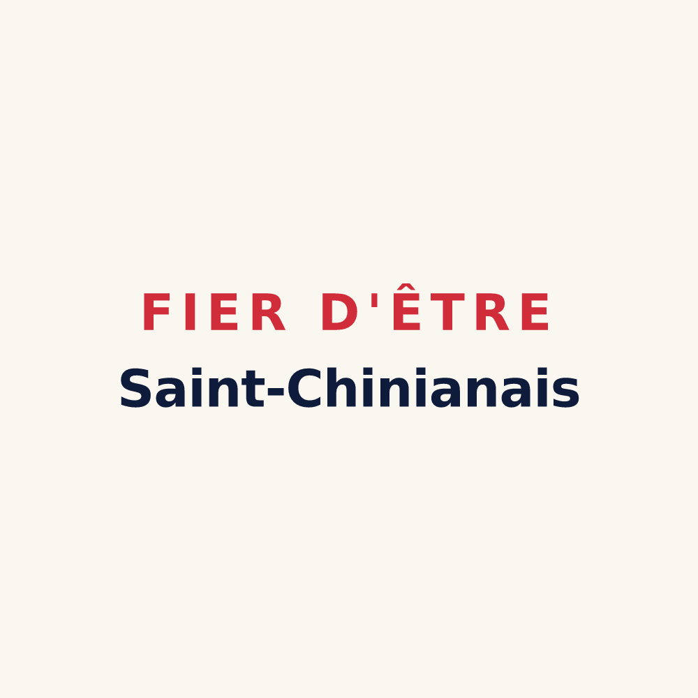 Tasse « Fier d'être Saint-Chinianais » — design pour Saint-Chinian