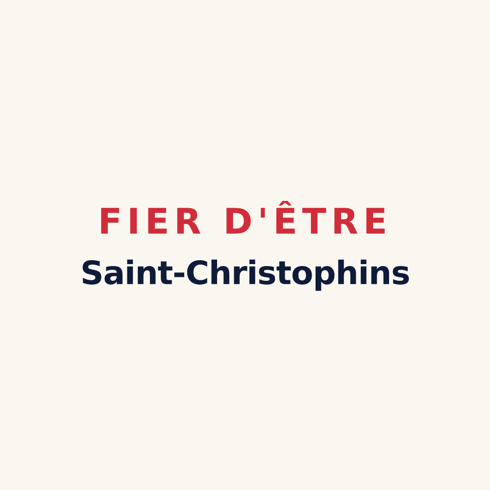 Tasse « Fier d'être Saint-Christophins » — design pour Saint-Christaud