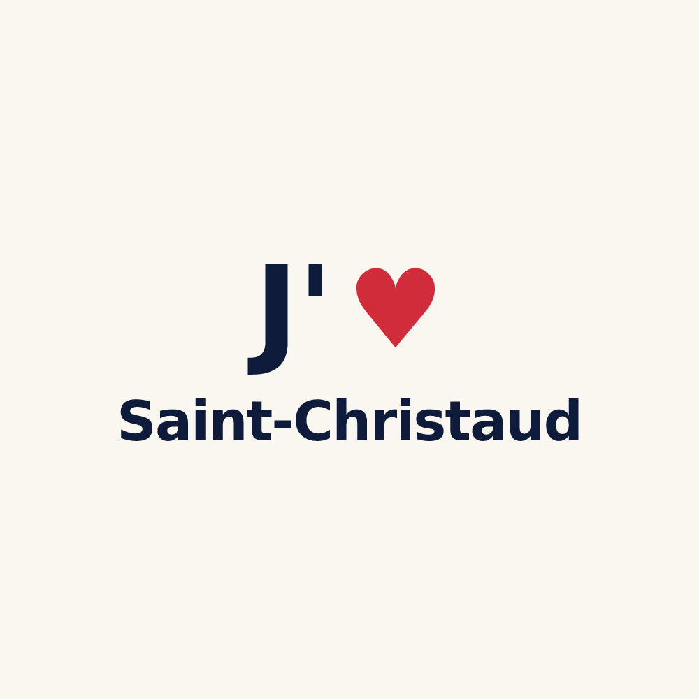 Tasse personnalisée Saint-Christaud — design J'aime Saint-Christaud