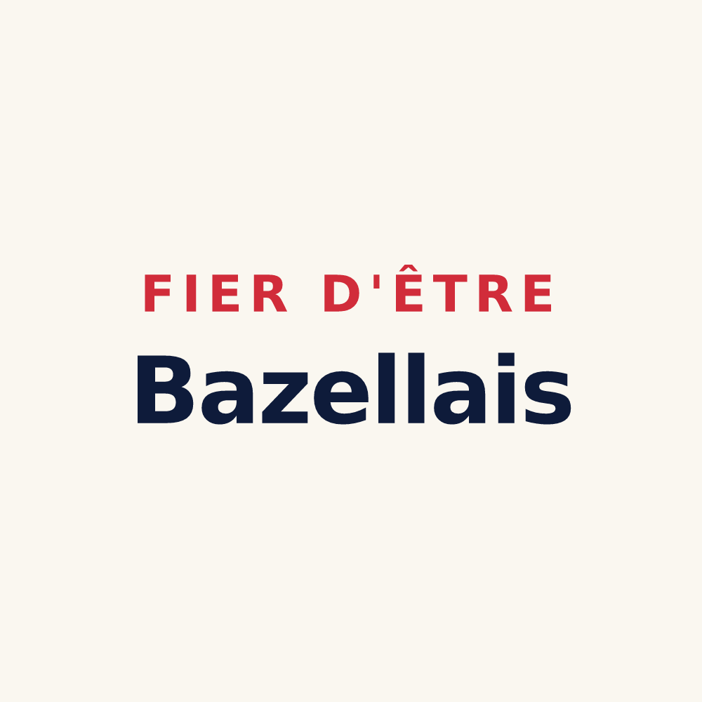 Tasse « Fier d'être Bazellais » — design pour Saint-Christophe-en-Bazelle