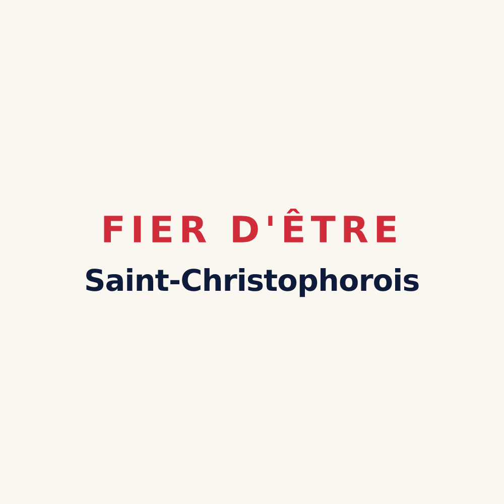 Tasse « Fier d'être Saint-Christophorois » — design pour Saint-Christophe-Vallon