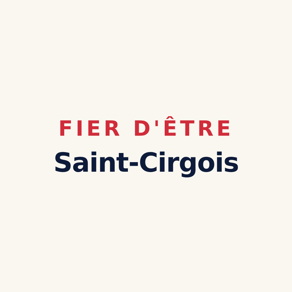 Tasse « Fier d'être Saint-Cirgois » — design pour Saint-Cirgues-la-Loutre