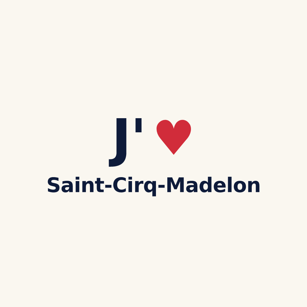 Tasse personnalisée Saint-Cirq-Madelon — design J'aime Saint-Cirq-Madelon