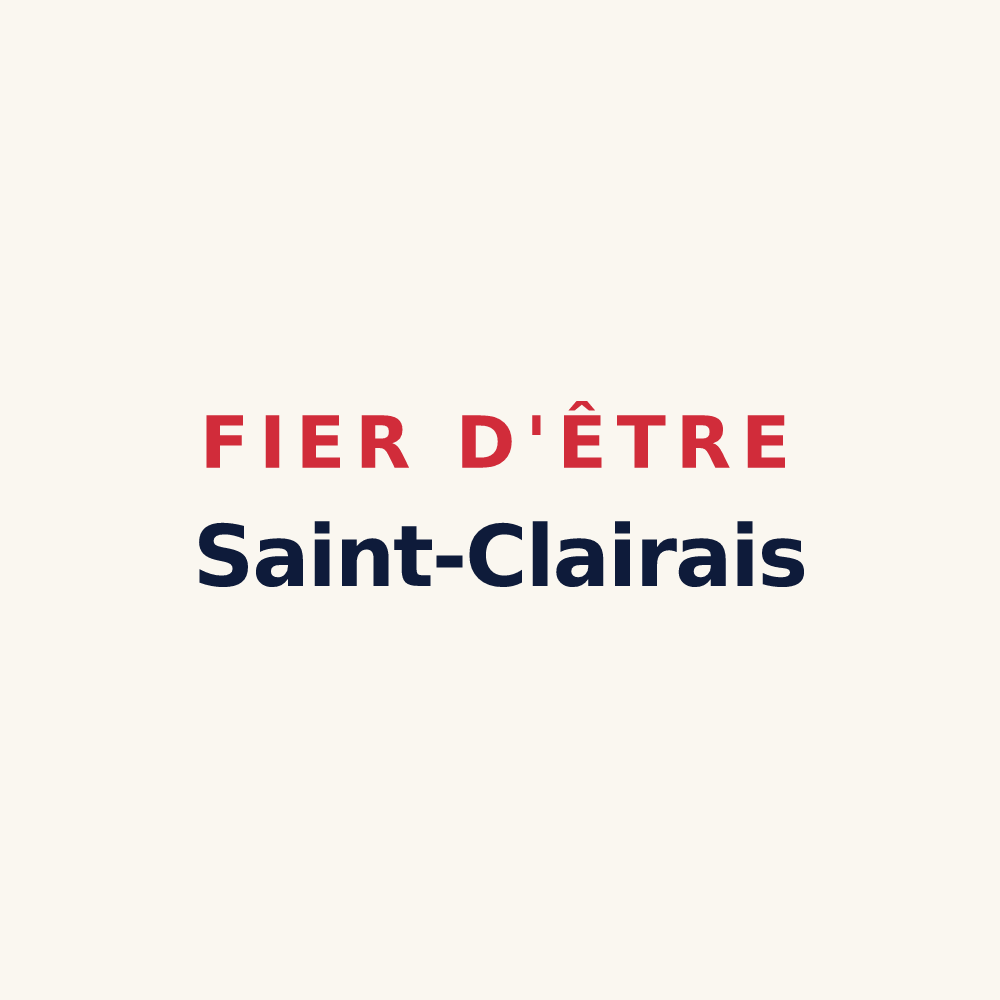 Tasse « Fier d'être Saint-Clairais » — design pour Saint-Clair-sur-l'Elle
