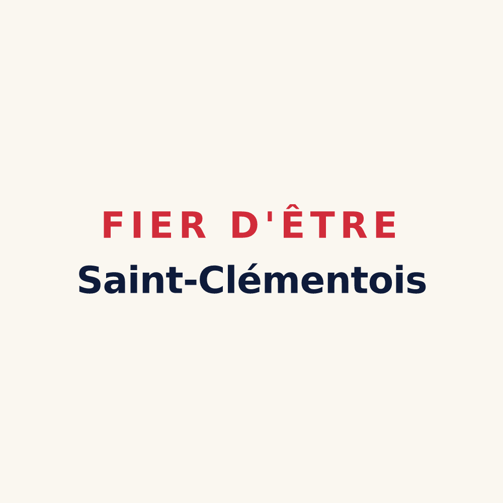 Tasse « Fier d'être Saint-Clémentois » — design pour Saint-Clément