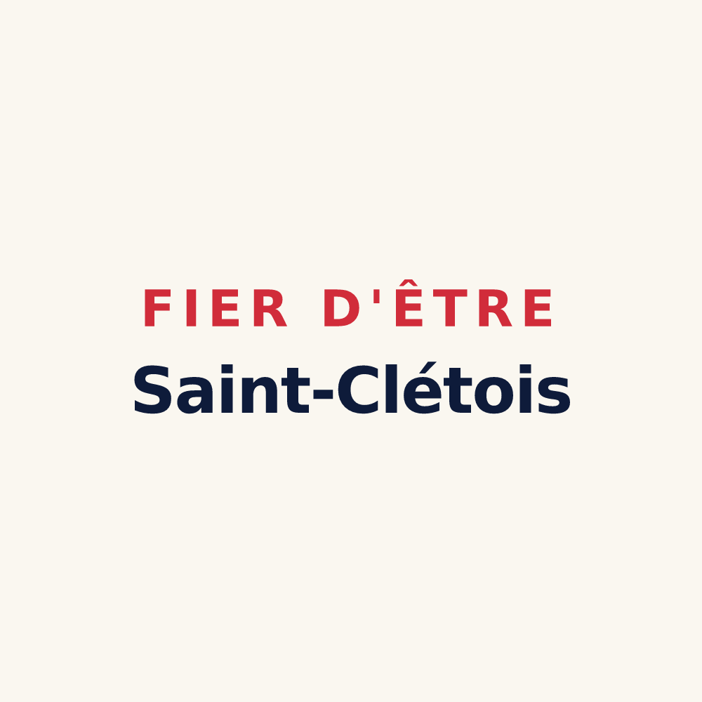Tasse « Fier d'être Saint-Clétois » — design pour Saint-Clet