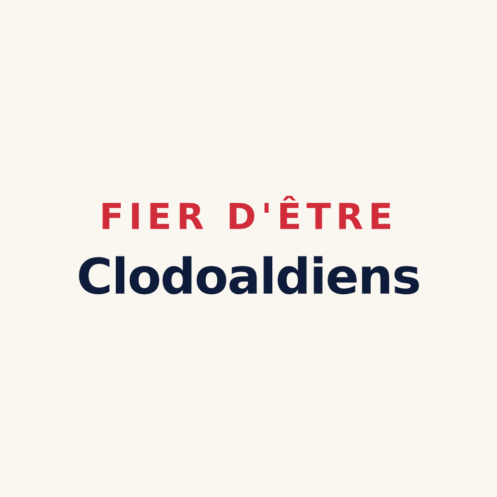 Tasse « Fier d'être Clodoaldiens » — design pour Saint-Cloud