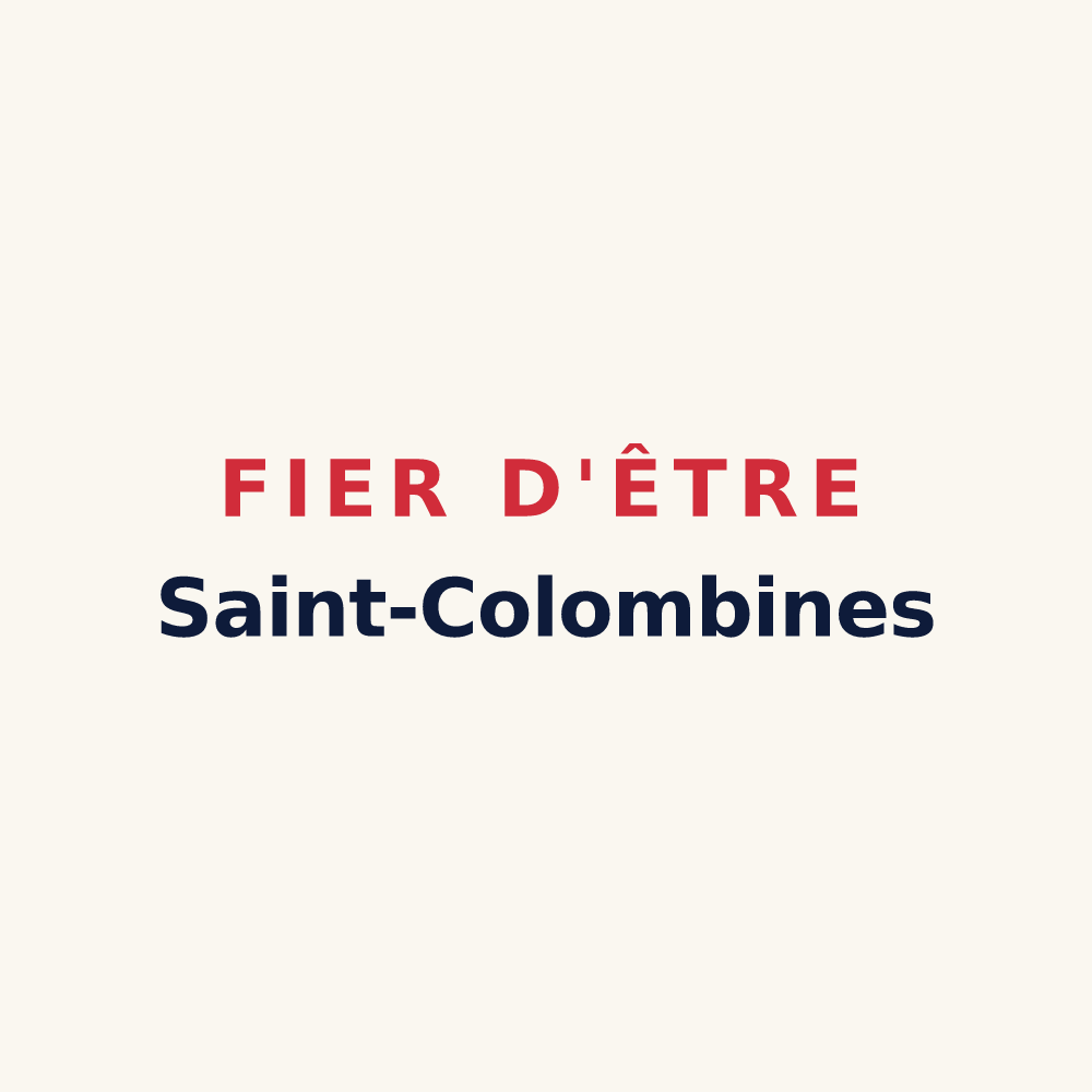 Tasse « Fier d'être Saint-Colombines » — design pour Saint-Colomb-de-Lauzun