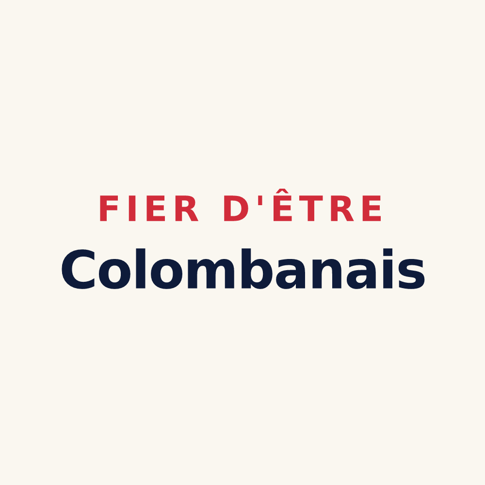 Tasse « Fier d'être Colombanais » — design pour Saint-Colomban