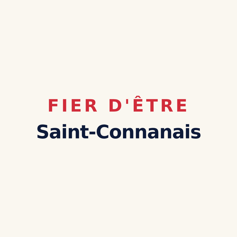 Tasse « Fier d'être Saint-Connanais » — design pour Saint-Connan