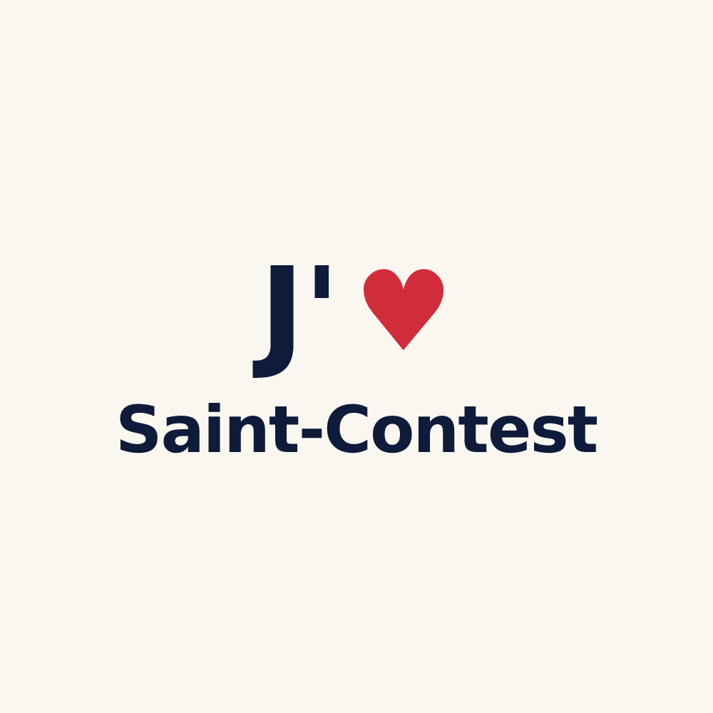 Tasse personnalisée Saint-Contest — design J'aime Saint-Contest