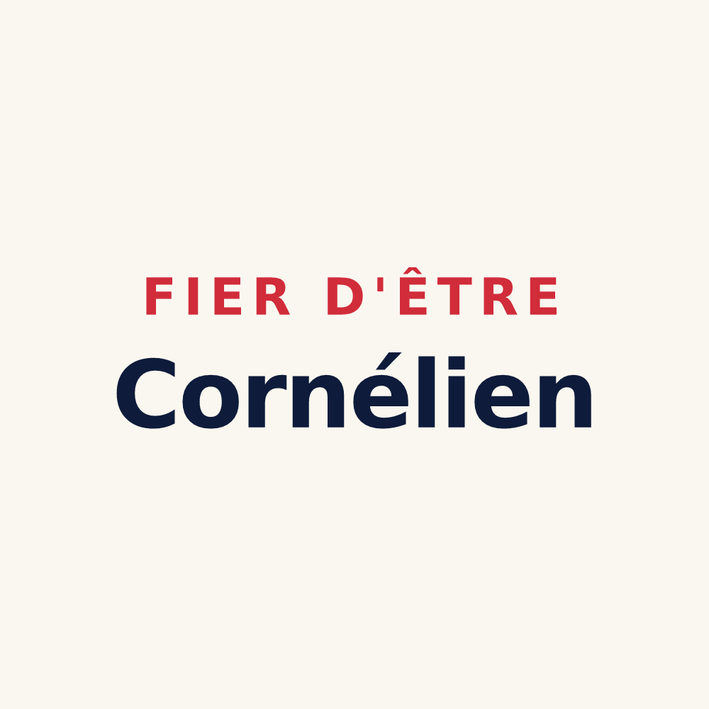 Tasse « Fier d'être Cornélien » — design pour Saint-Corneille