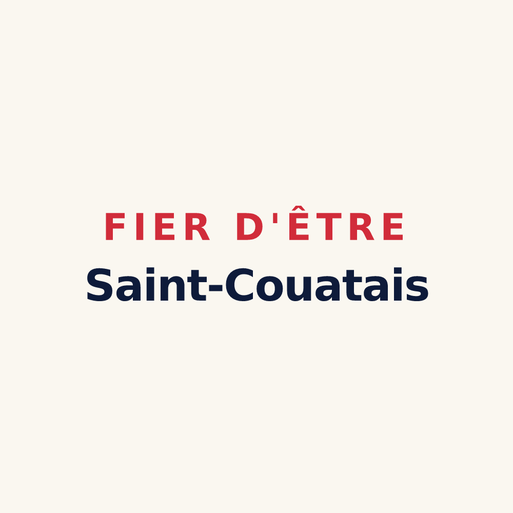 Tasse « Fier d'être Saint-Couatais » — design pour Saint-Couat-d'Aude