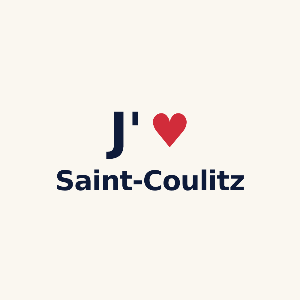 Tasse personnalisée Saint-Coulitz — design J'aime Saint-Coulitz