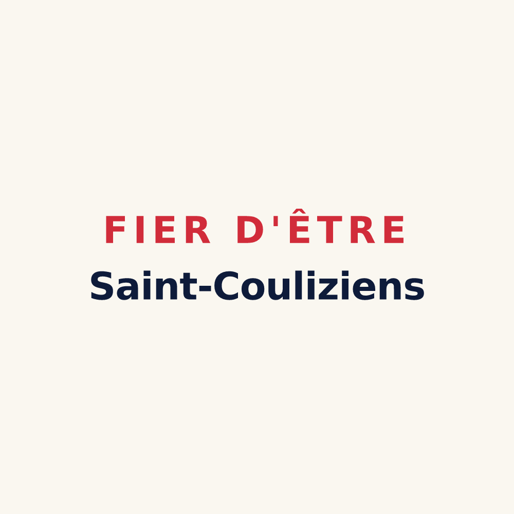 Tasse « Fier d'être Saint-Couliziens » — design pour Saint-Coulitz