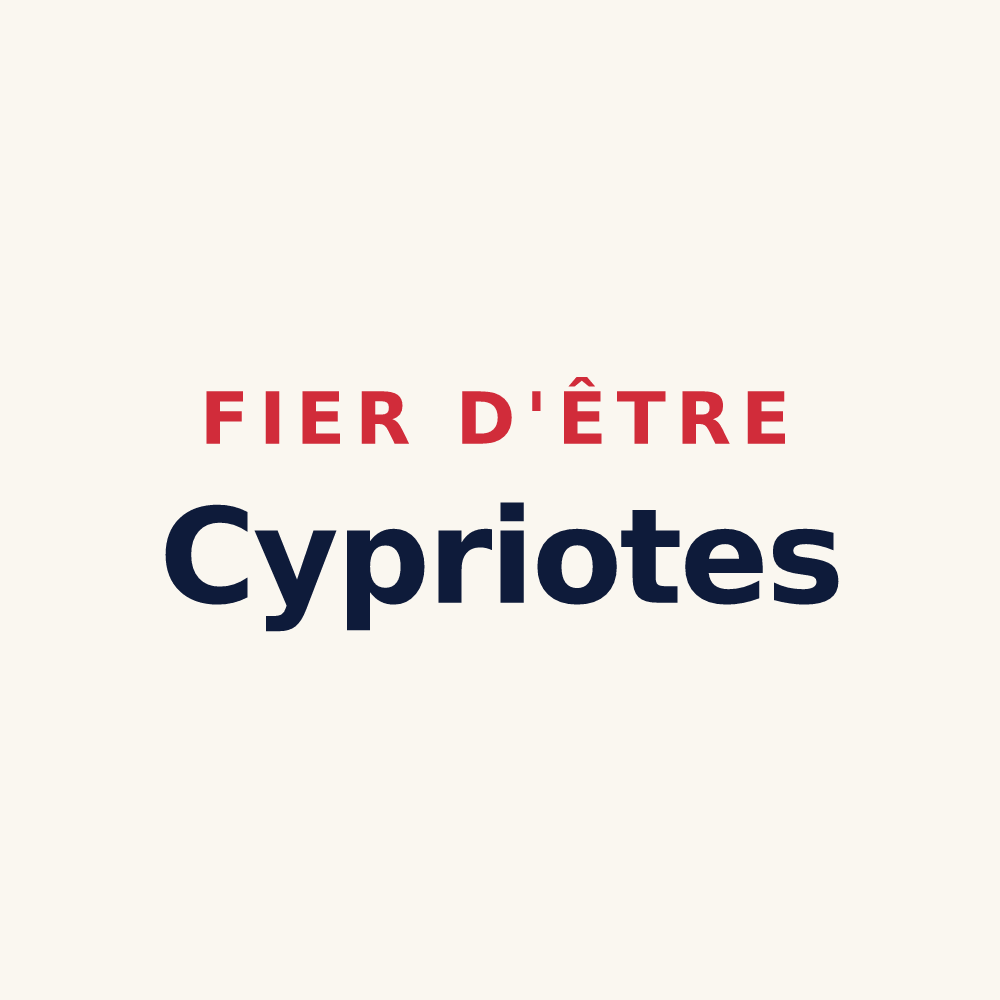 Tasse « Fier d'être Cypriotes » — design pour Saint-Cyprien
