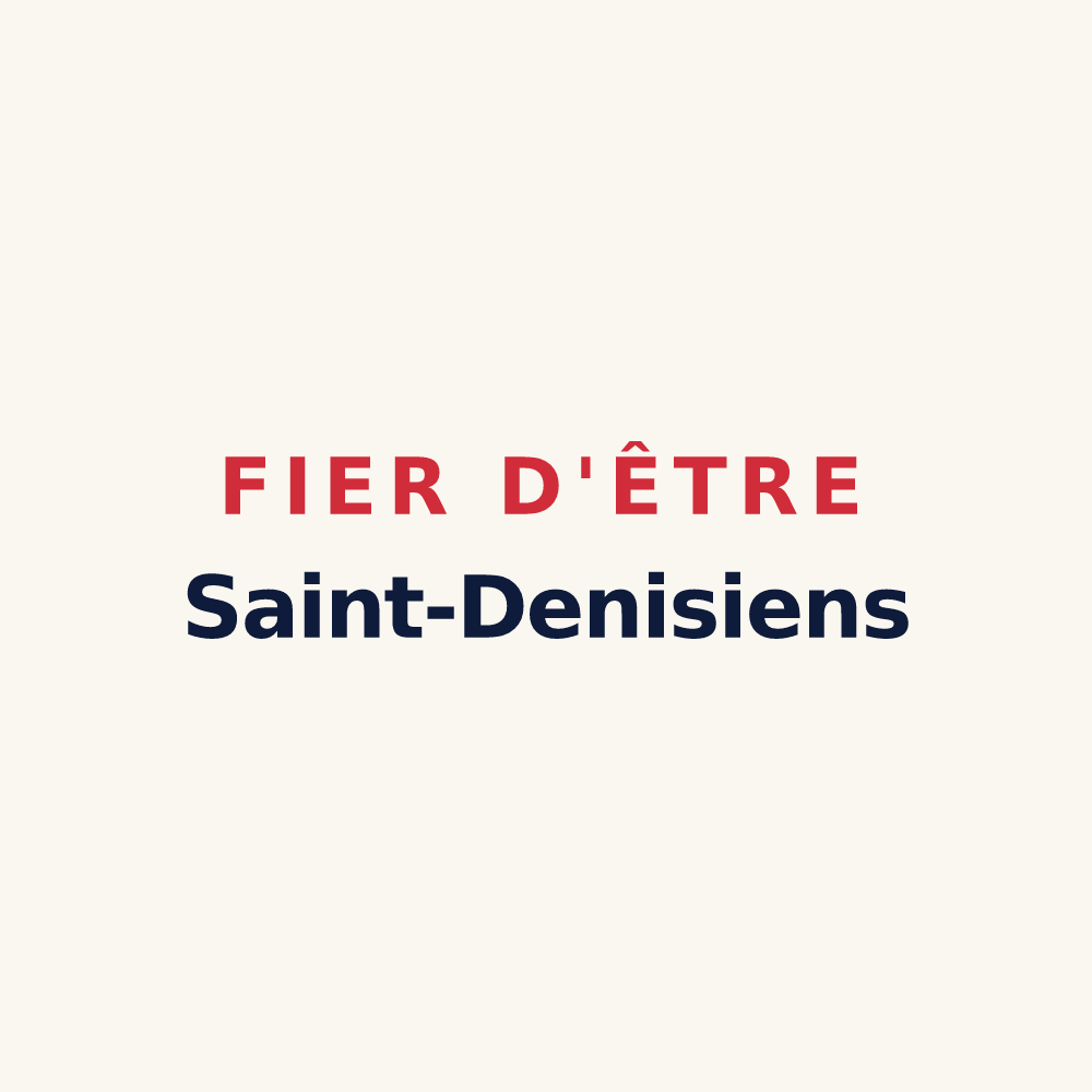 Tasse « Fier d'être Saint-Denisiens » — design pour Saint-Denis