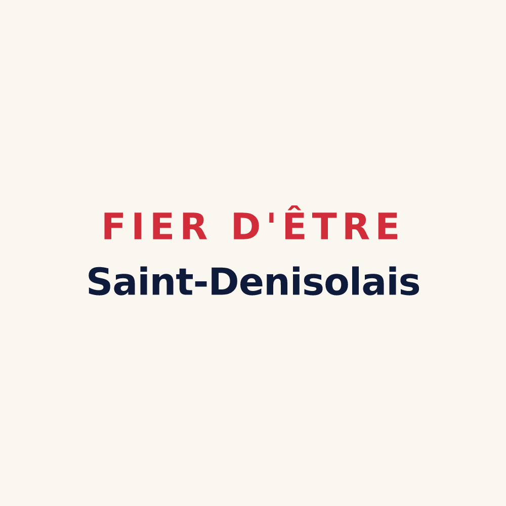 Tasse « Fier d'être Saint-Denisolais » — design pour Saint-Denis-du-Payré