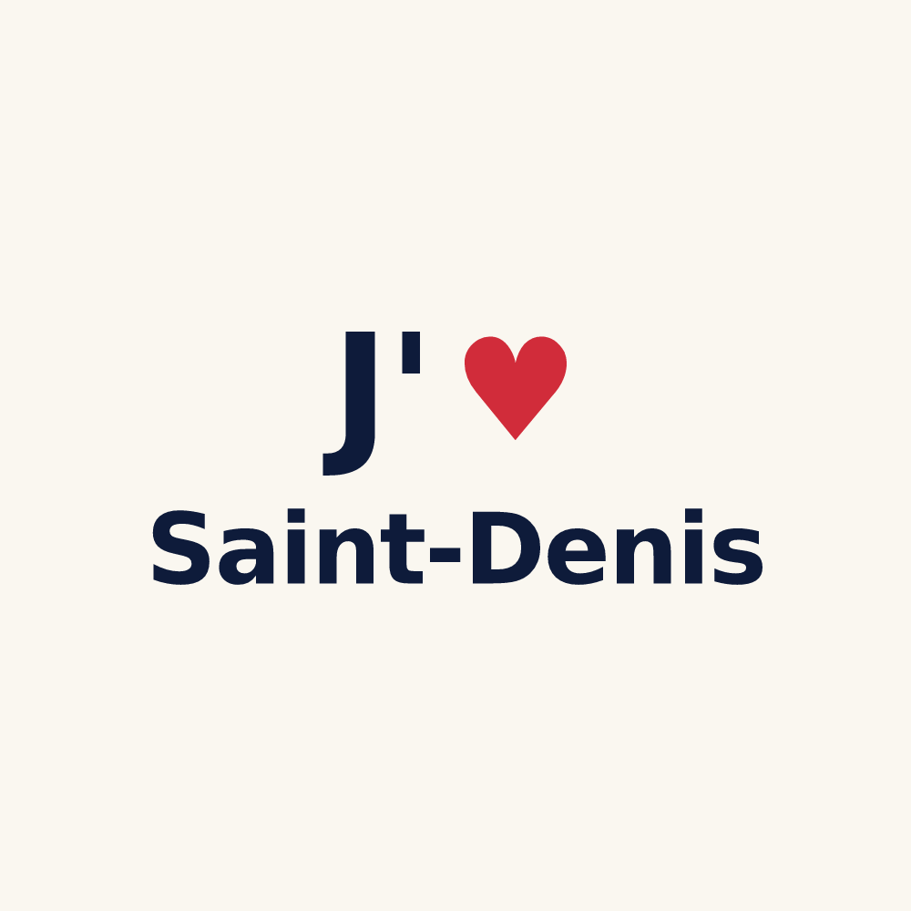 Tasse personnalisée Saint-Denis — design J'aime Saint-Denis