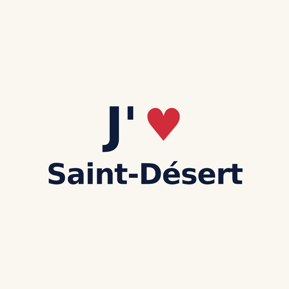 Tasse personnalisée Saint-Désert — design J'aime Saint-Désert