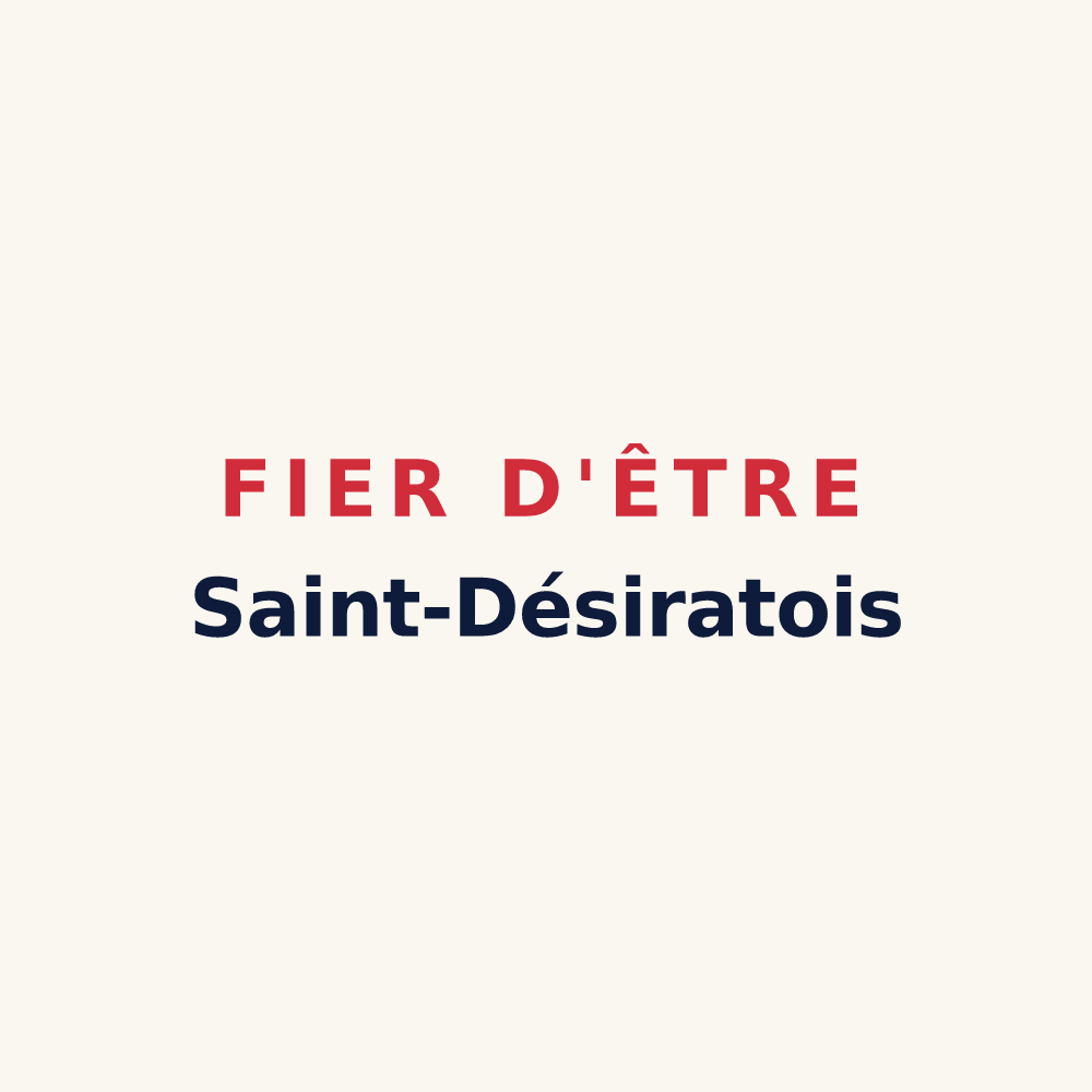Tasse « Fier d'être Saint-Désiratois » — design pour Saint-Désirat