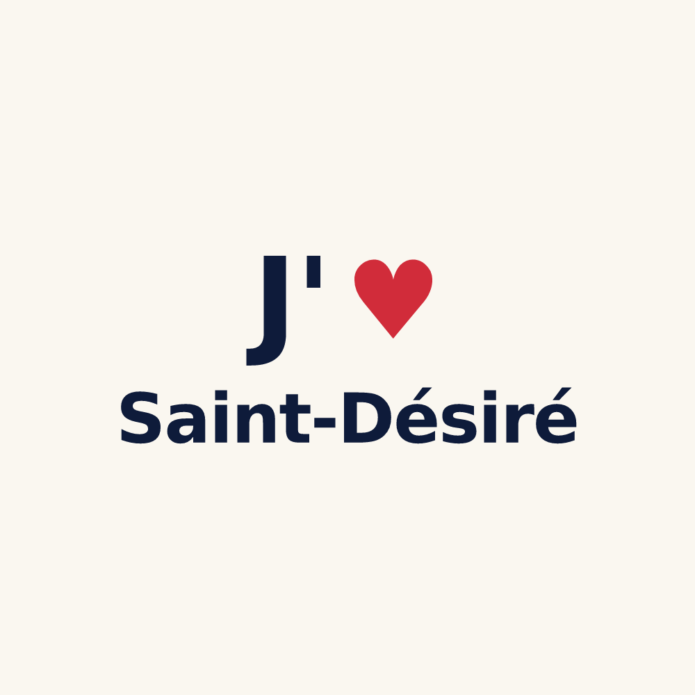 Tasse personnalisée Saint-Désiré — design J'aime Saint-Désiré