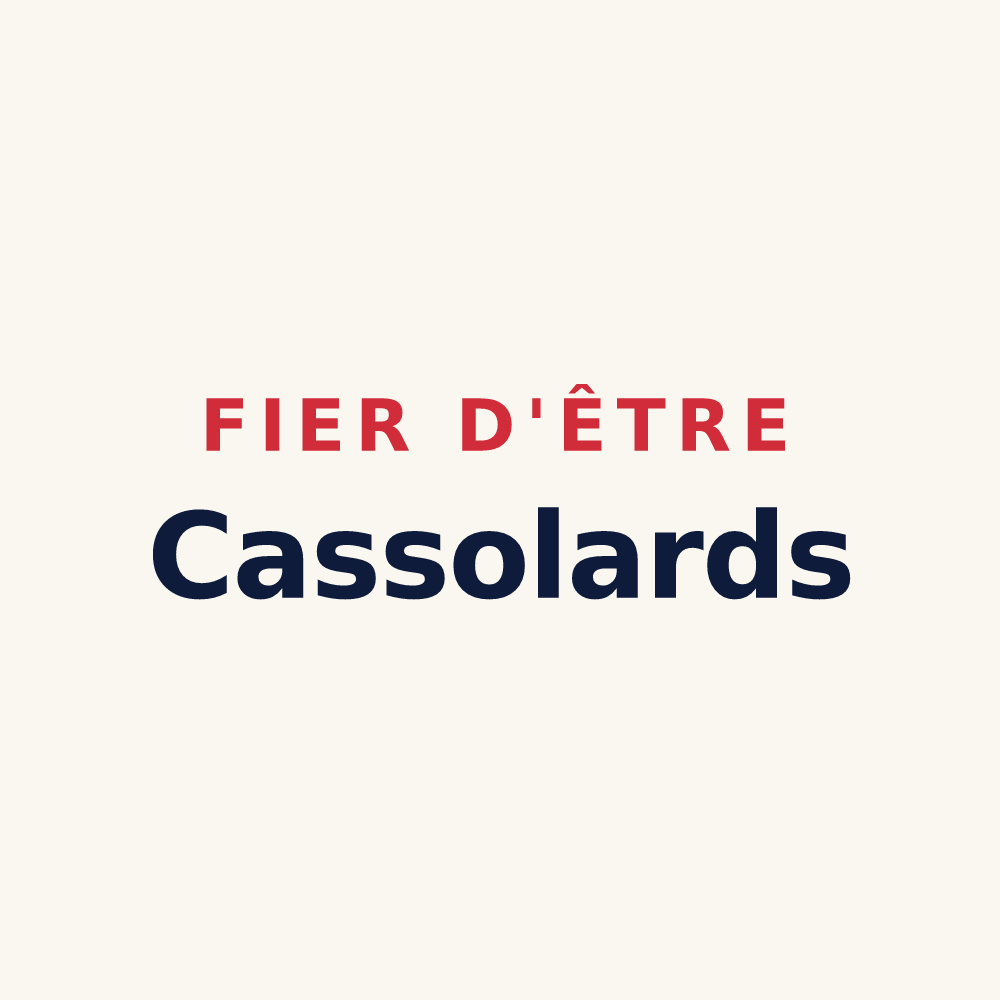 Tasse « Fier d'être Cassolards » — design pour Saint-Didier-de-la-Tour