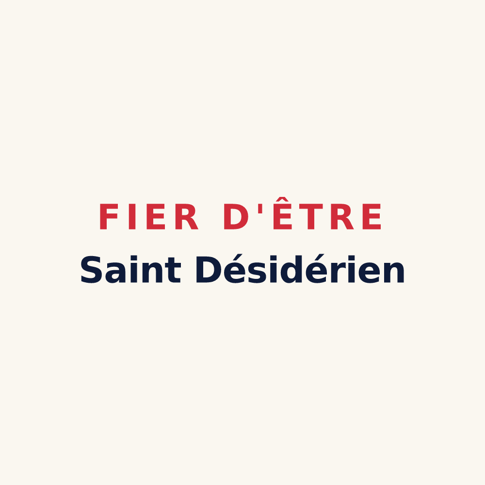 Tasse « Fier d'être Saint Désidérien » — design pour Saint-Didier-en-Brionnais